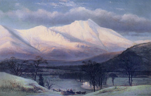 Moat Mountain from North Conway by Benjamin Champney