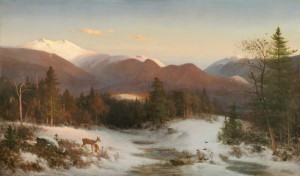 Mount Lafayette in Winter by Thomas Hill