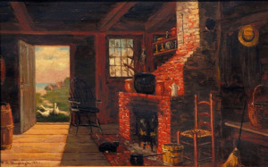 Old Kitchen, Kennebunkport, ME by Frank Henry Shapleigh