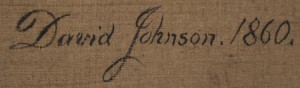 David Johnson. 1860.