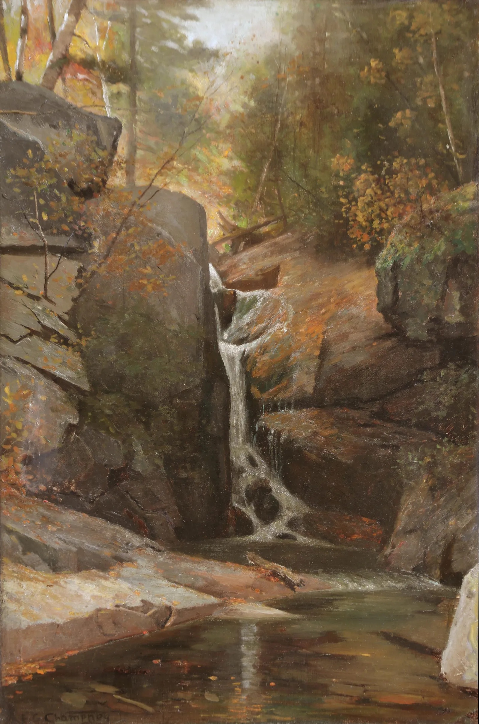 champney-e-artist-falls-100 | White Mountain Art & Artists